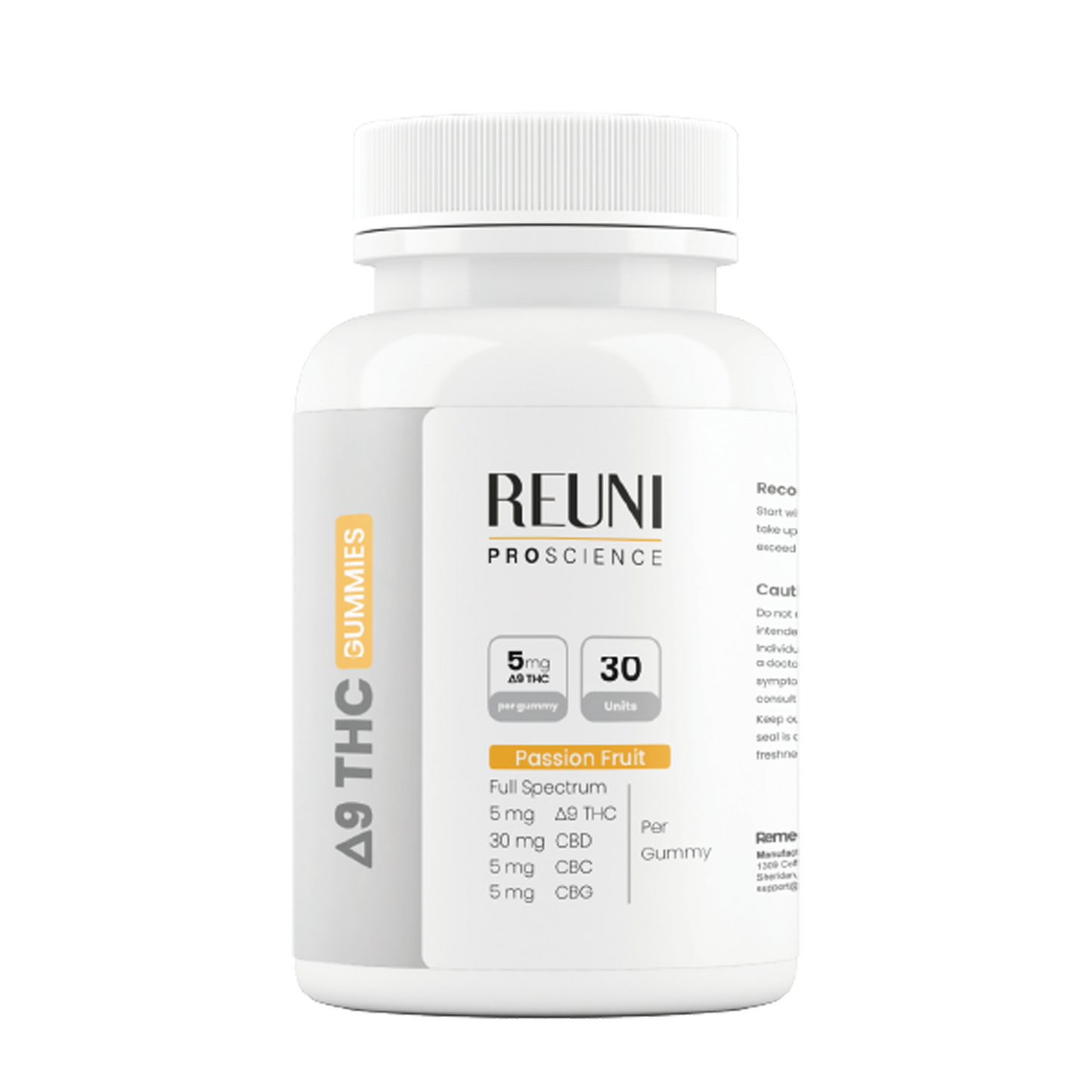 REUNI GUMMY 1350mg - ∆9 THC 1:5 CBD - Full Spectrum