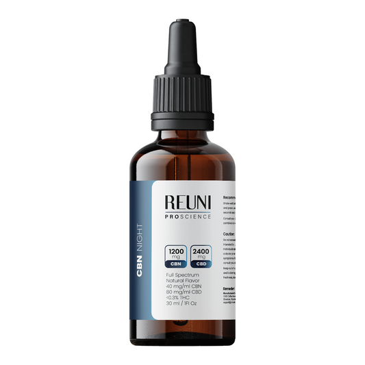 REUNI CBN OIL 3600mg - CBN 1:2 CBD - Full Spectrum - 0,3% THC