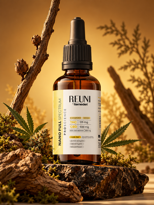 REUNI CBD OIL 900mg - Nano Full Spectrum - 0,3% THC