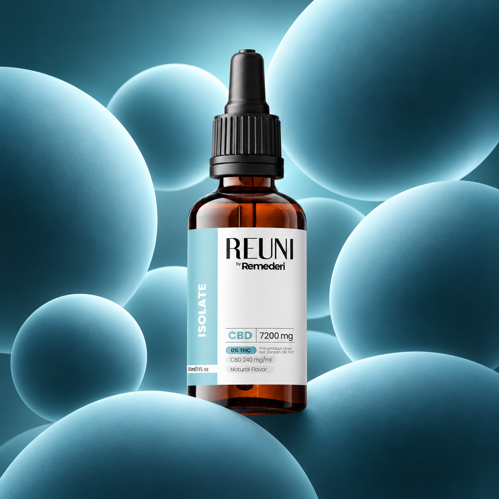 REUNI CBD OIL 7200mg - Isolate - 0% THC