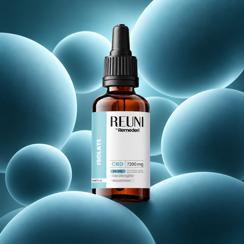 REUNI CBD OIL 7200mg - Isolate - 0% THC