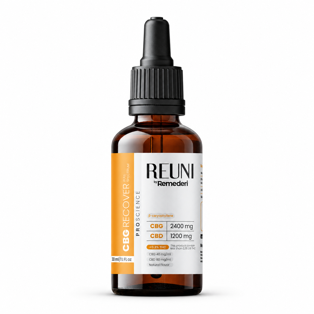 REUNI CBG OIL 3600mg - CBG 2:1 CBD - Full Spectrum - 0,3% THC