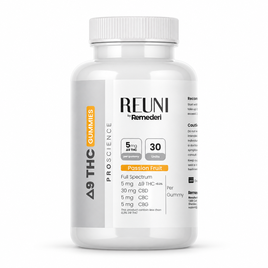 REUNI GUMMY 1350mg - ∆9 THC 1:6 CBD - Full Spectrum