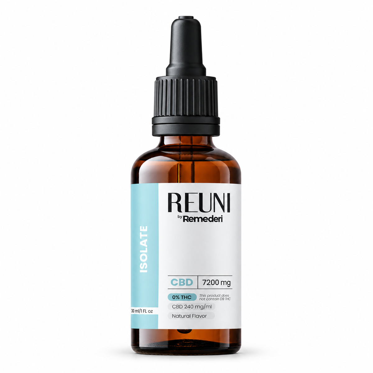 REUNI CBD OIL 7200mg - Isolate - 0% THC