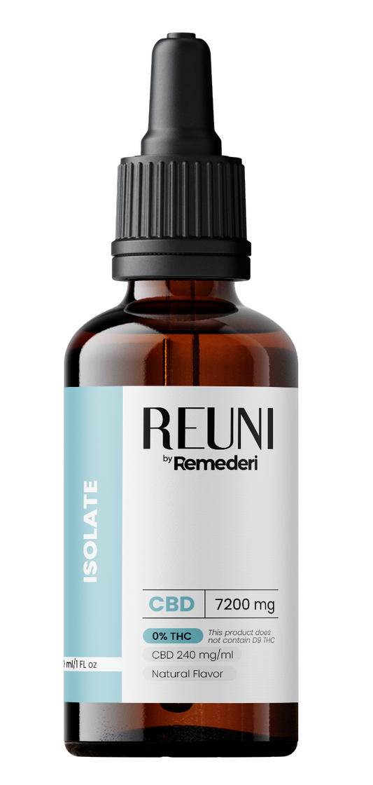 REUNI CBD OIL 7200mg - Isolate - 0% THC